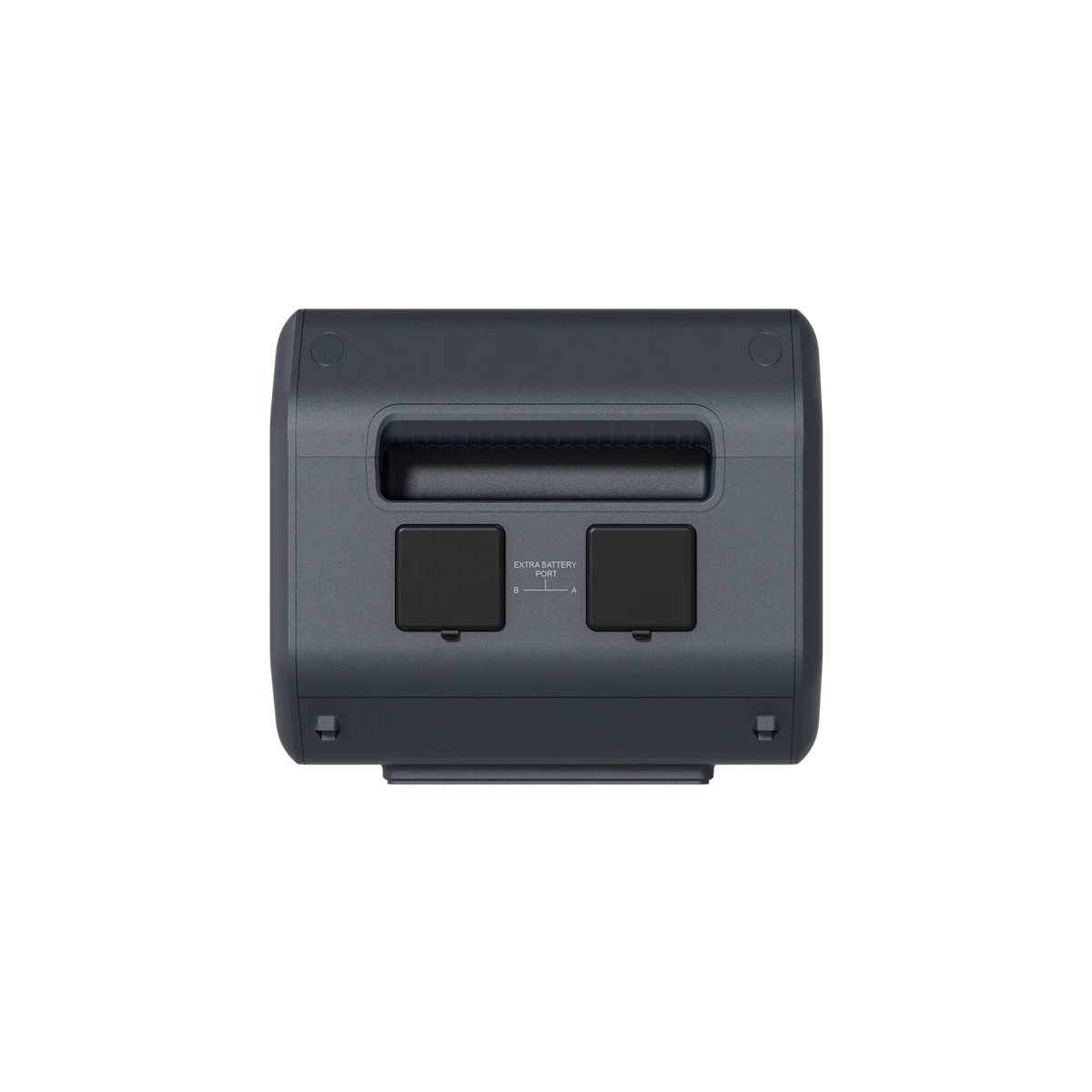 ABOK Ark2500 side product render of the extra battery showing two covered connection ports and carry handle